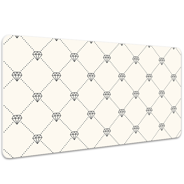 Tapis de bureau Motif en diamants