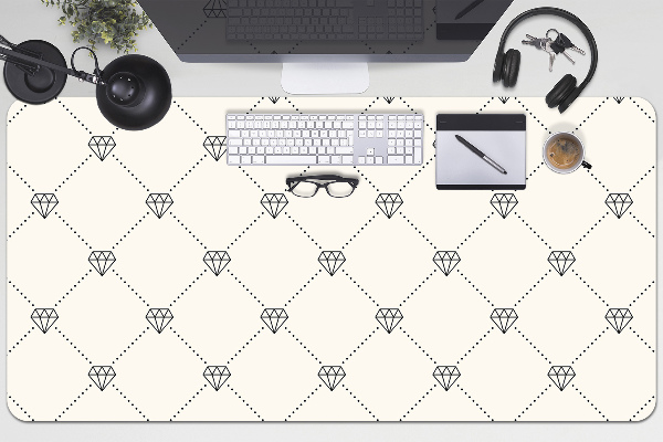 Tapis de bureau Motif en diamants