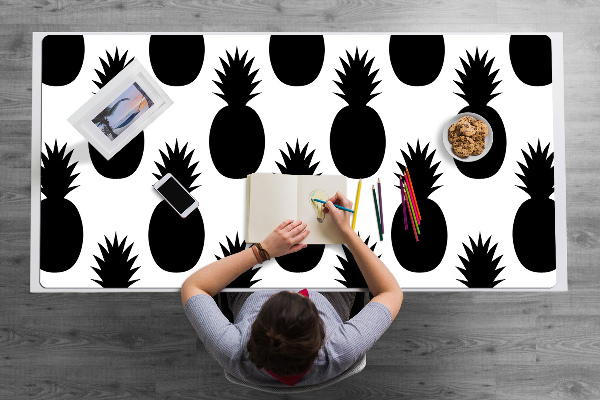 Sous-main bureau Ananas noirs