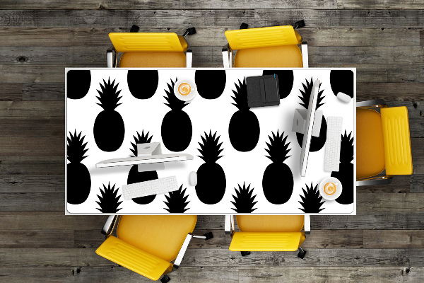 Sous-main bureau Ananas noirs