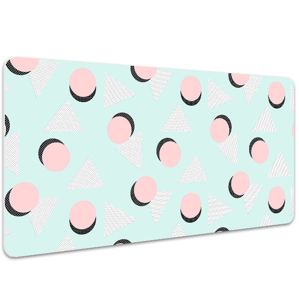 Tapis de bureau Roues et triangles