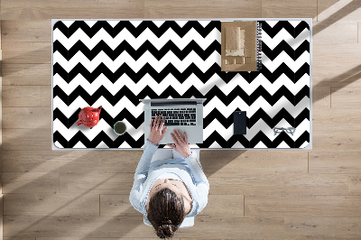 Sous main de bureau Zigzag