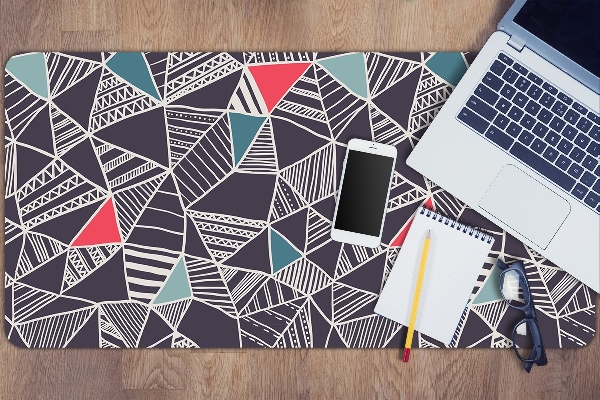 Sous main de bureau Modèle de doodle