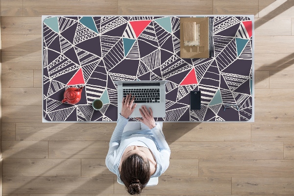 Sous main de bureau Modèle de doodle