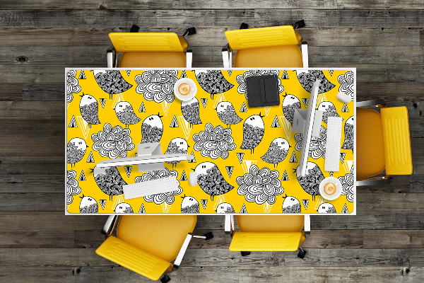 Tapis de bureau Doodle Birds