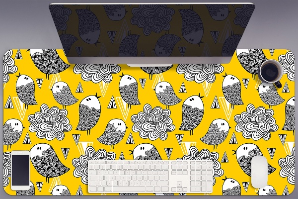 Tapis de bureau Doodle Birds