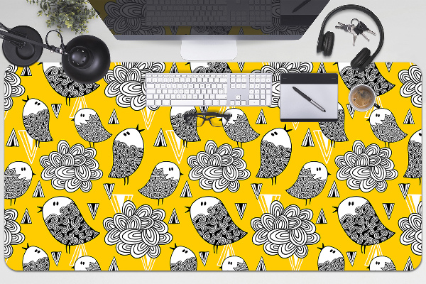 Tapis de bureau Doodle Birds