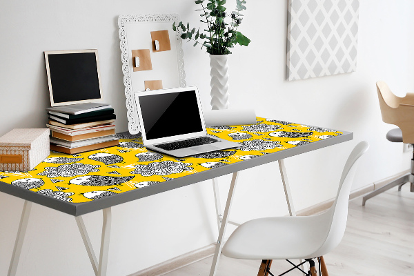 Tapis de bureau Doodle Birds