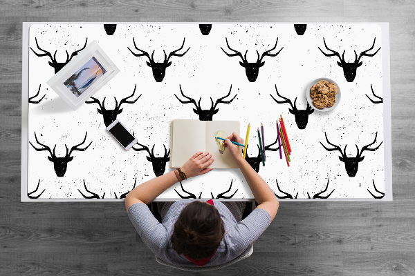 Sous main de bureau Tête de cerf