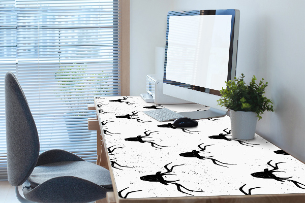 Sous main de bureau Tête de cerf