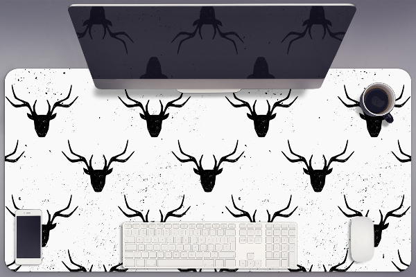 Sous main de bureau Tête de cerf