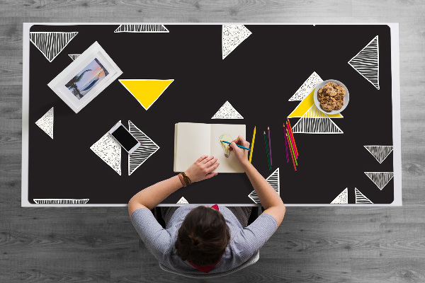 Protège bureau Triangles dessinés