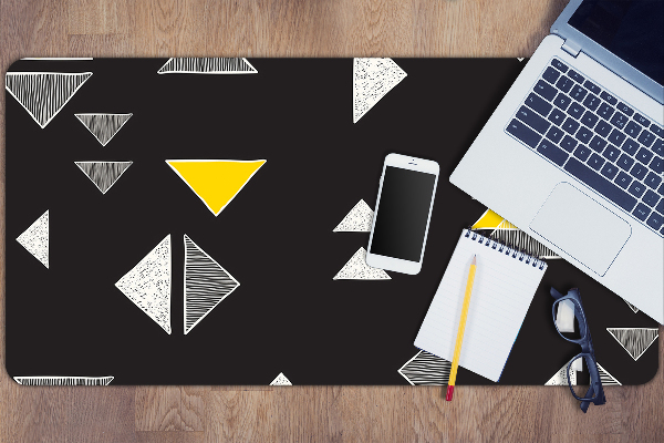 Protège bureau Triangles dessinés