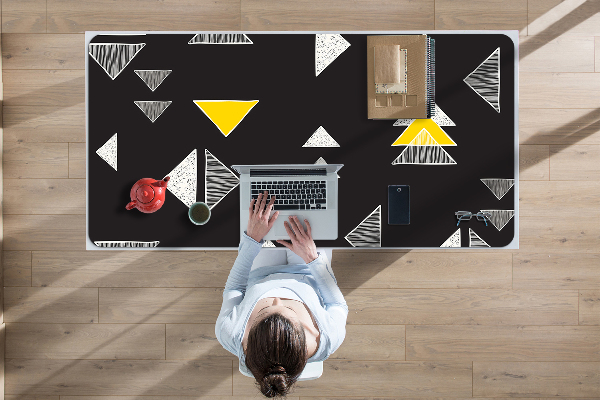 Protège bureau Triangles dessinés