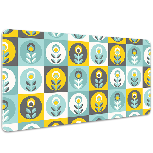 Sous main de bureau Motif floral