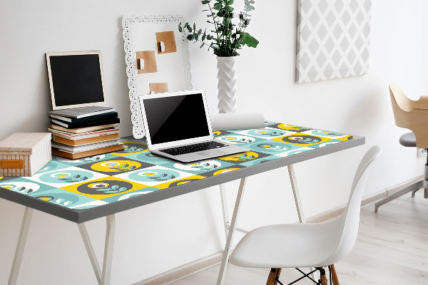 Sous main de bureau Motif floral