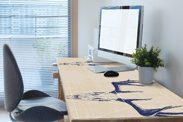 Tapis de bureau Crâne de cerf
