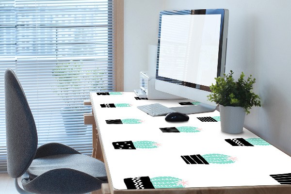 Sous main de bureau Cactus