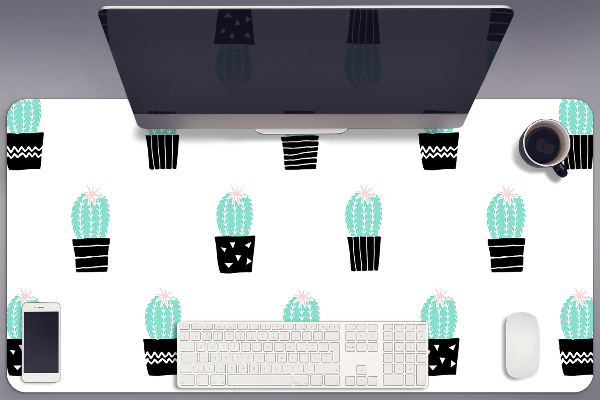 Sous main de bureau Cactus