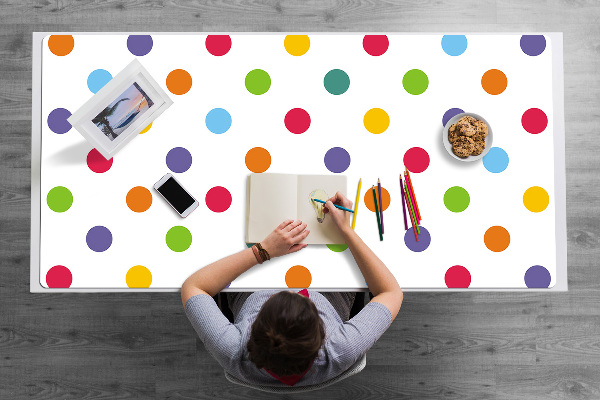 Tapis de bureau Points colorés