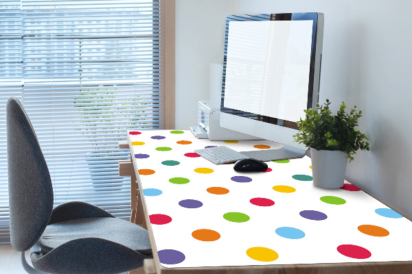 Tapis de bureau Points colorés