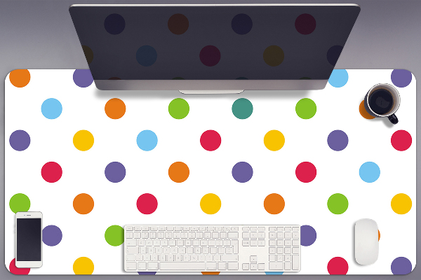 Tapis de bureau Points colorés