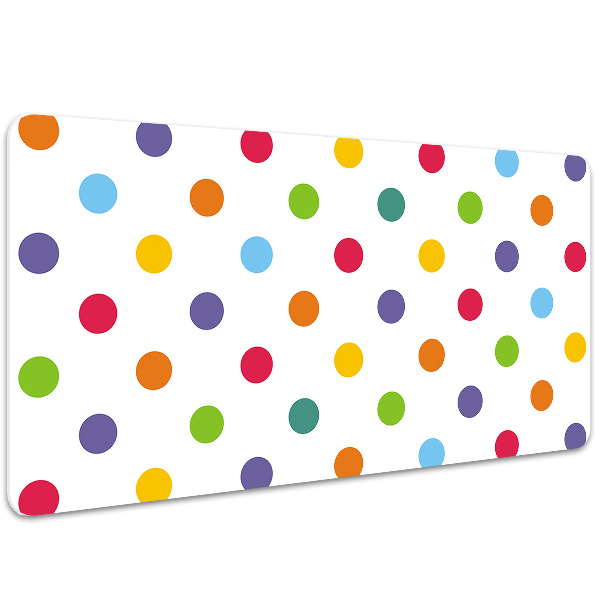 Tapis de bureau Points colorés