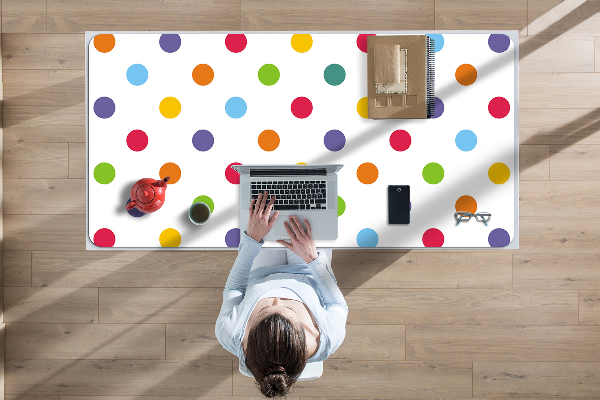 Tapis de bureau Points colorés