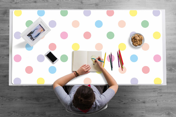 Tapis de bureau Points colorés