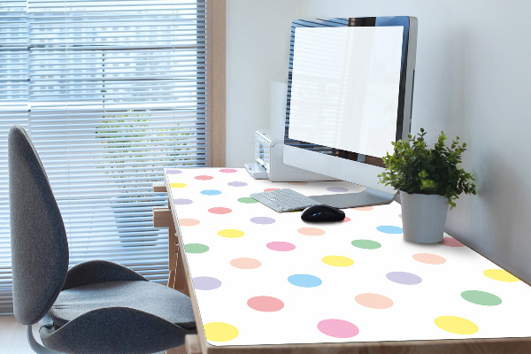 Tapis de bureau Points colorés