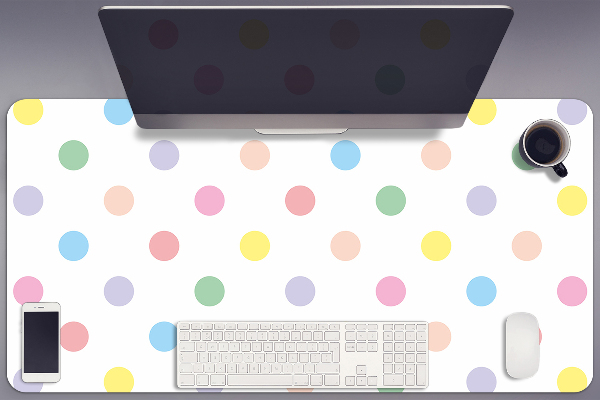 Tapis de bureau Points colorés