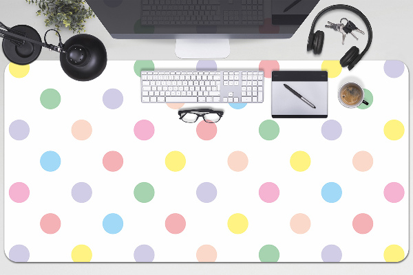 Tapis de bureau Points colorés