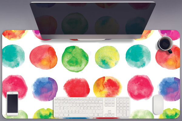 Tapis de bureau Points peints