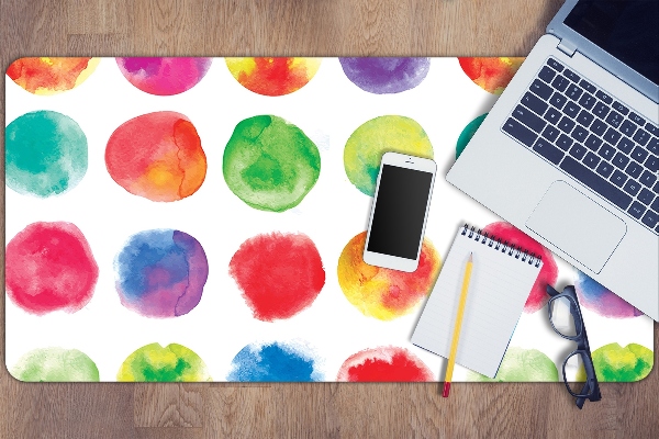 Tapis de bureau Points peints