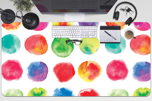 Tapis de bureau Points peints