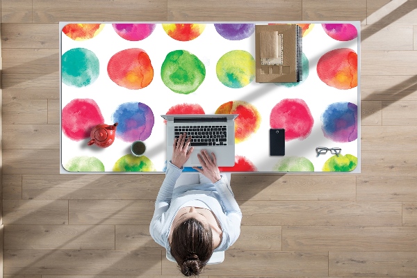 Tapis de bureau Points peints