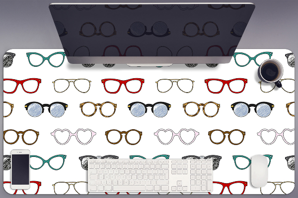 Sous main de bureau Lunettes rétro