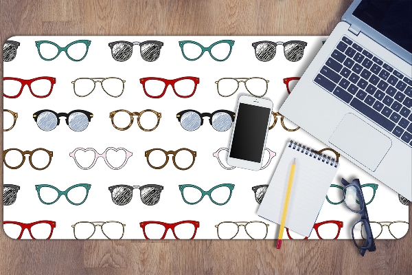 Sous main de bureau Lunettes rétro