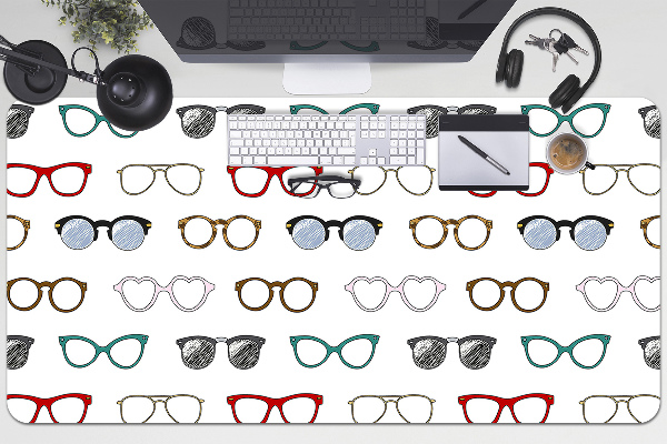 Sous main de bureau Lunettes rétro