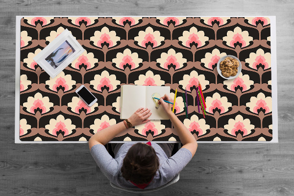Sous main de bureau Motif floral
