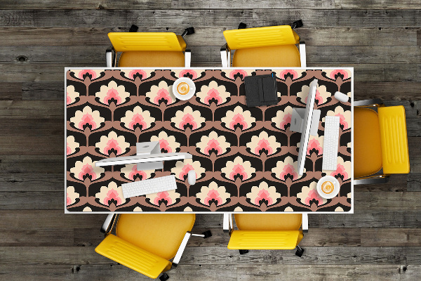 Sous main de bureau Motif floral