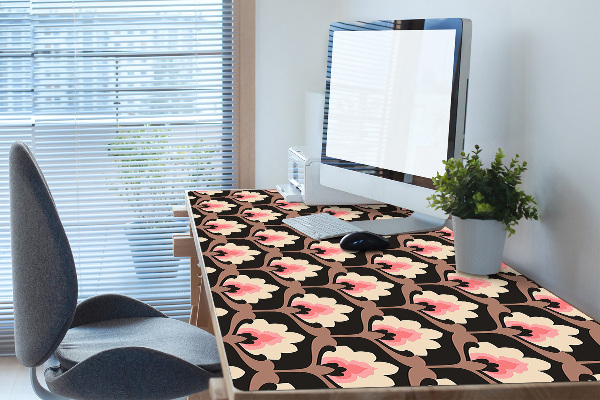 Sous main de bureau Motif floral