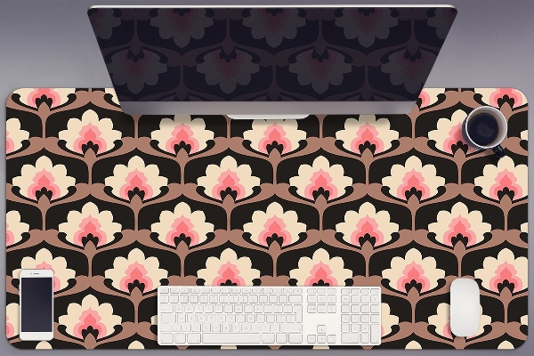 Sous main de bureau Motif floral