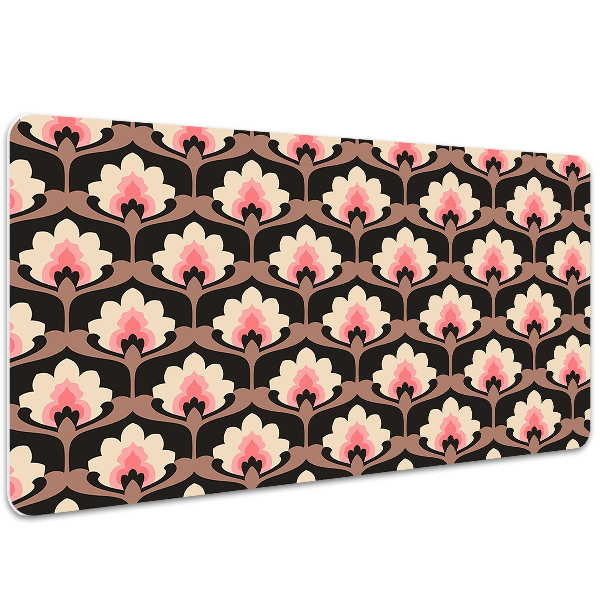 Sous main de bureau Motif floral
