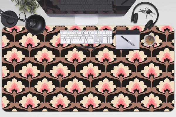 Sous main de bureau Motif floral
