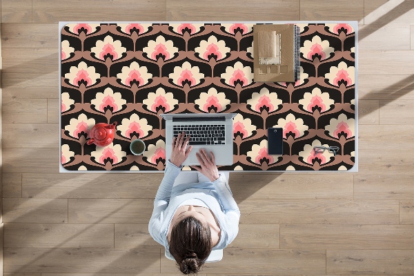 Sous main de bureau Motif floral