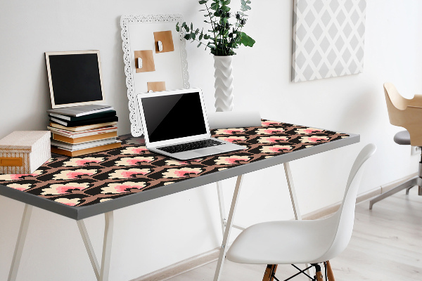 Sous main de bureau Motif floral