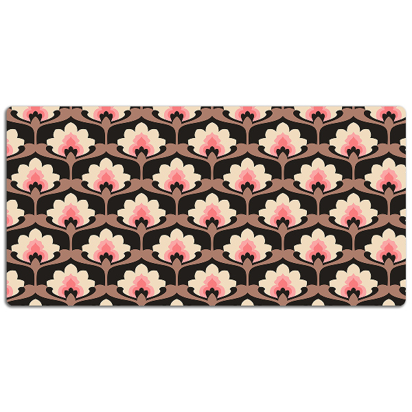 Sous main de bureau Motif floral