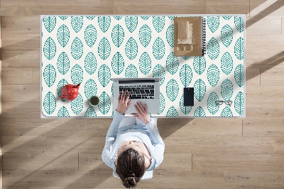 Sous main de bureau Modèle de feuilles