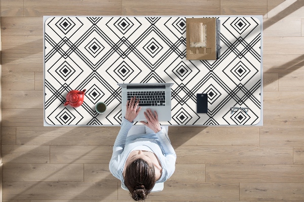 Sous-main bureau Illusion géométrique